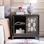 Safavieh Shannon 2 Door Chest , CHS9203 - Grey Wash Walnut/Mirror
