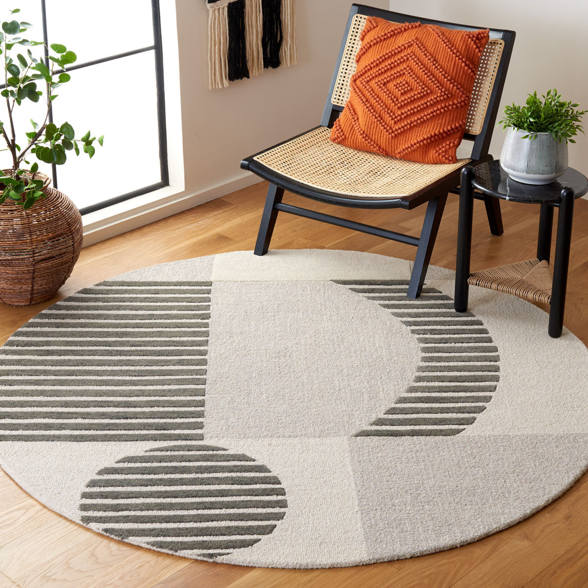 Safavieh Chatham 203 Rug, CHT203 - Grey / Dark Grey