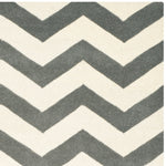 Safavieh Chatham 715 Rug, CHT715 - Dark Grey / Ivory