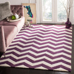 Safavieh Chatham 715 Rug, CHT715 - Purple / Ivory