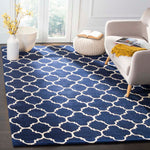 Safavieh Chatham 717 Rug, CHT717 - Dark Blue / Ivory