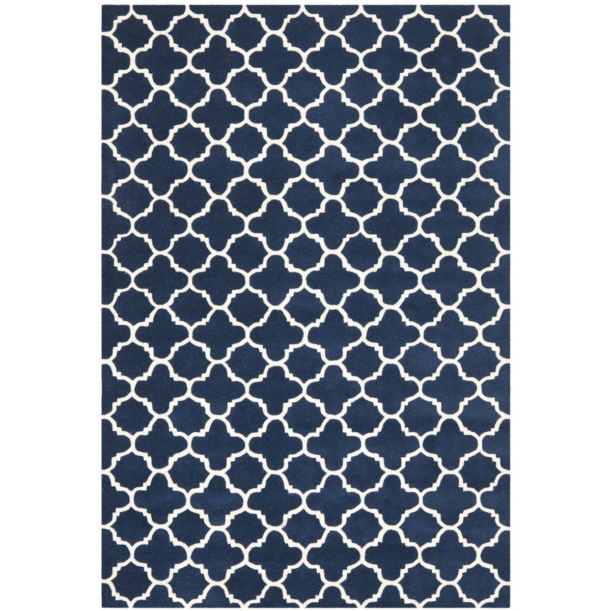 Safavieh Chatham 717 Rug, CHT717 - Dark Blue / Ivory