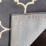 Safavieh Chatham 717 Rug, CHT717 - Dark Grey / Ivory