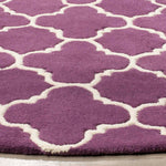 Safavieh Chatham 717 Rug, CHT717 - Purple / Ivory