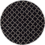 Safavieh Chatham 717 Rug, CHT717 - Black / Ivory