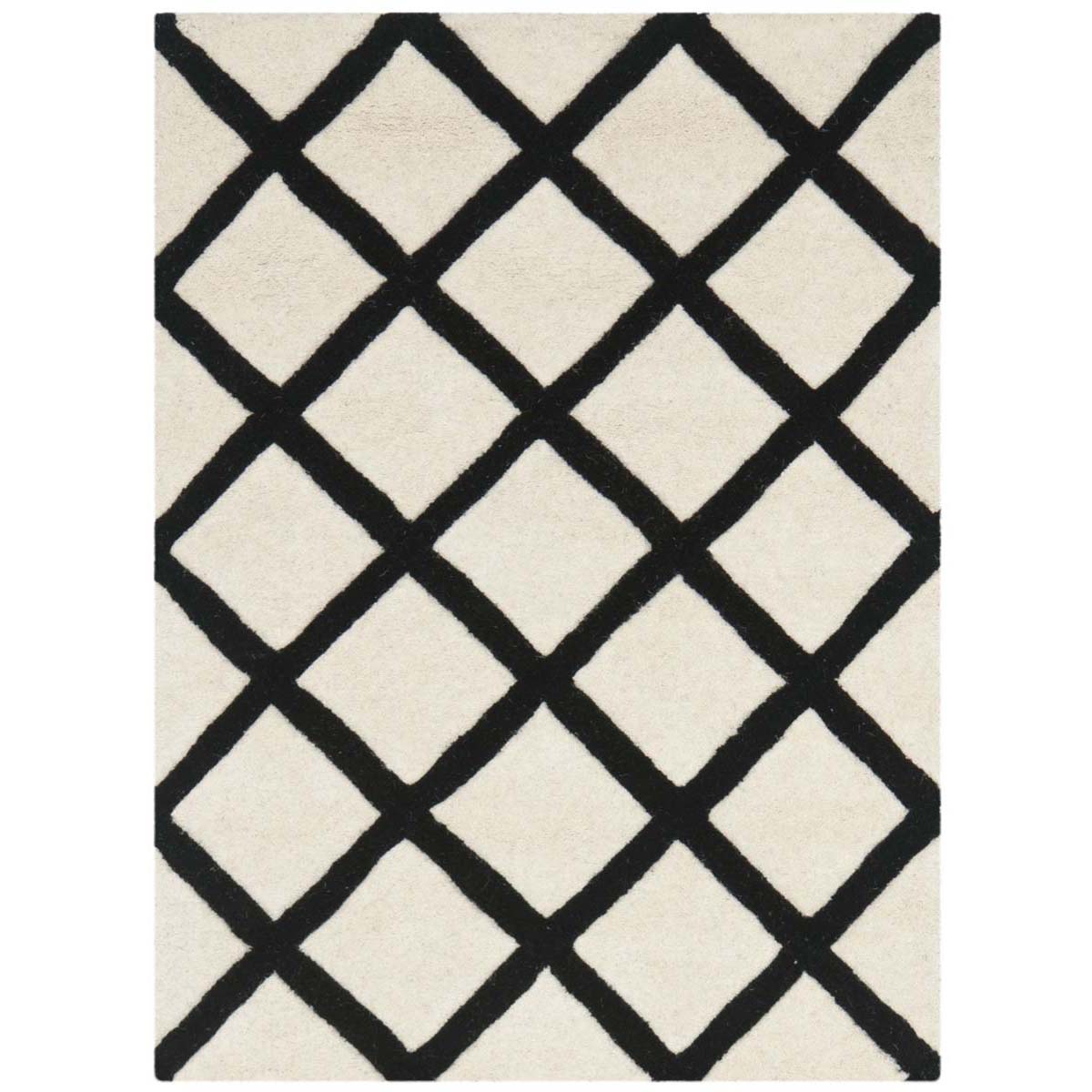 Safavieh Chatham 718 Rug, CHT718 - Ivory / Black