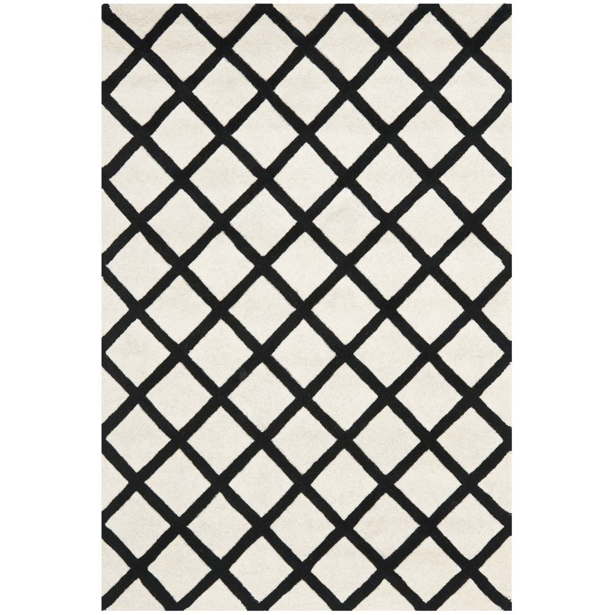 Safavieh Chatham 718 Rug, CHT718 - Ivory / Black