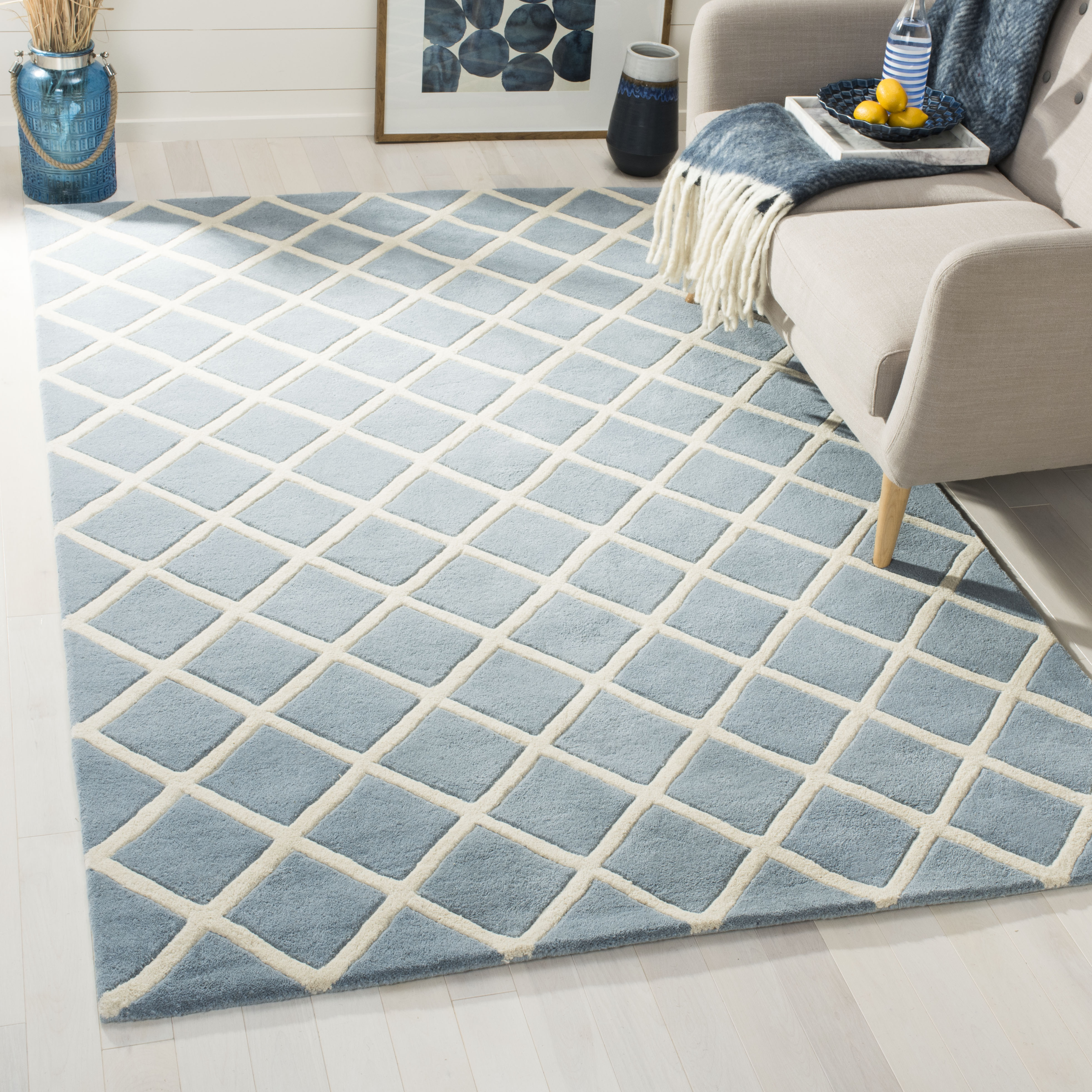 Safavieh Chatham 718 Rug, CHT718 - Blue / Ivory