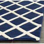 Safavieh Chatham 718 Rug, CHT718 - Dark Blue / Ivory