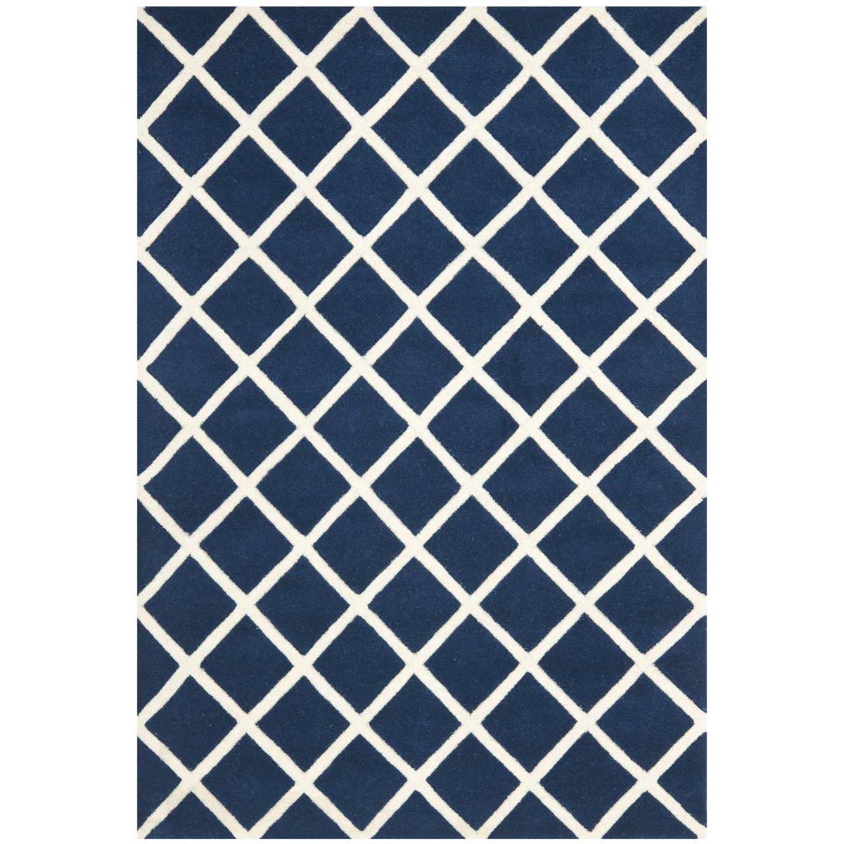 Safavieh Chatham 718 Rug, CHT718 - Dark Blue / Ivory