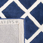 Safavieh Chatham 718 Rug, CHT718 - Dark Blue / Ivory