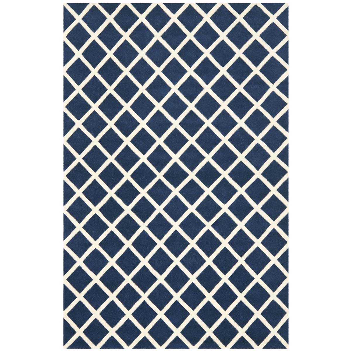 Safavieh Chatham 718 Rug, CHT718 - Dark Blue / Ivory