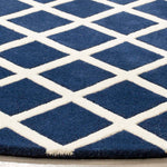 Safavieh Chatham 718 Rug, CHT718 - Dark Blue / Ivory