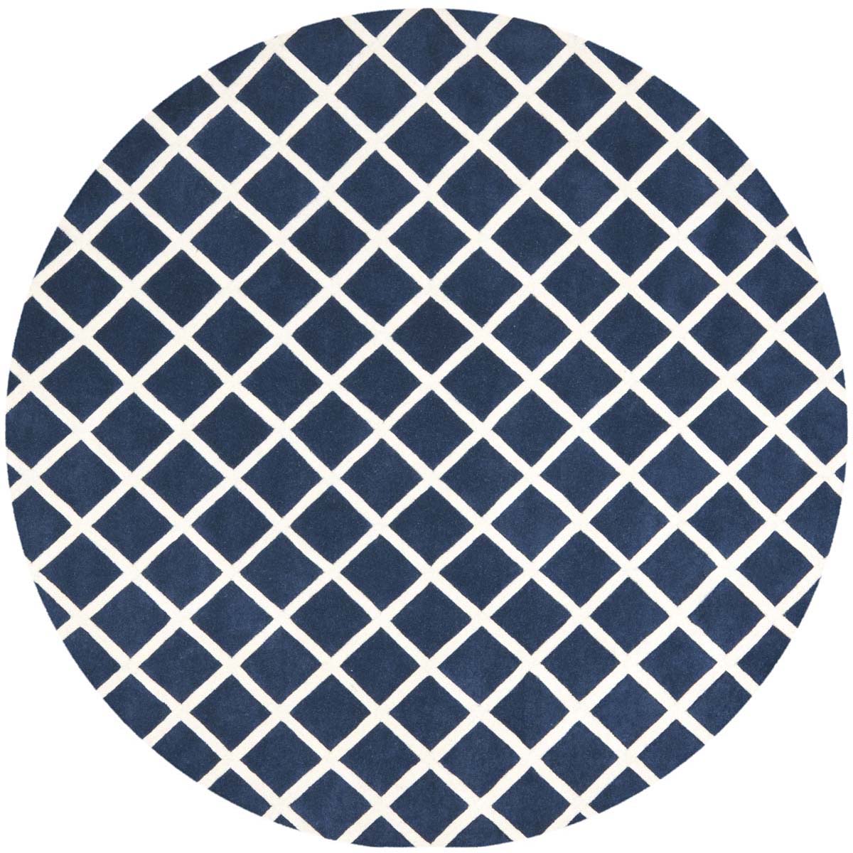 Safavieh Chatham 718 Rug, CHT718 - Dark Blue / Ivory