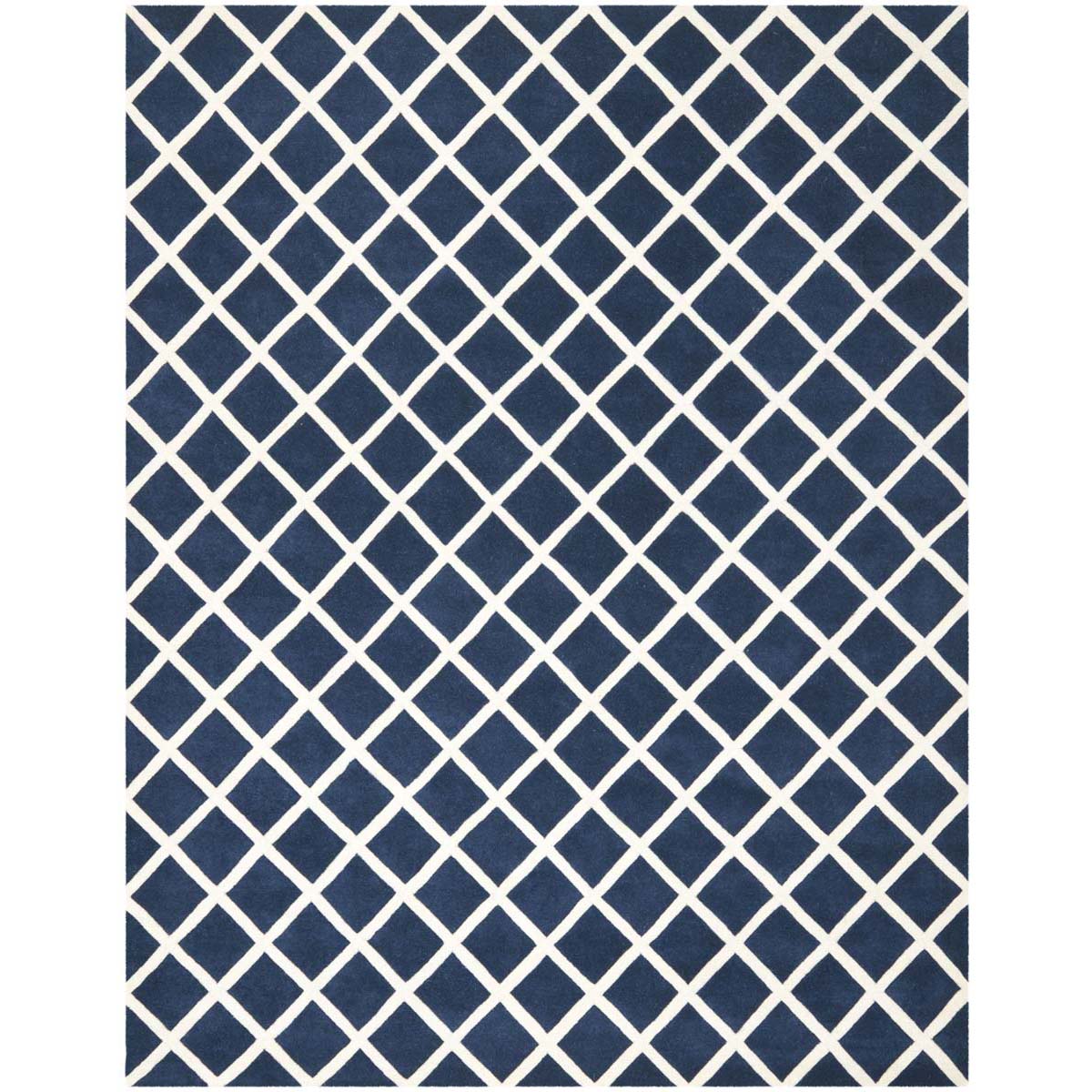 Safavieh Chatham 718 Rug, CHT718 - Dark Blue / Ivory