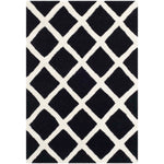 Safavieh Chatham 718 Rug, CHT718 - Black / Ivory
