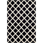 Safavieh Chatham 718 Rug, CHT718 - Black / Ivory