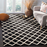 Safavieh Chatham 718 Rug, CHT718 - Black / Ivory
