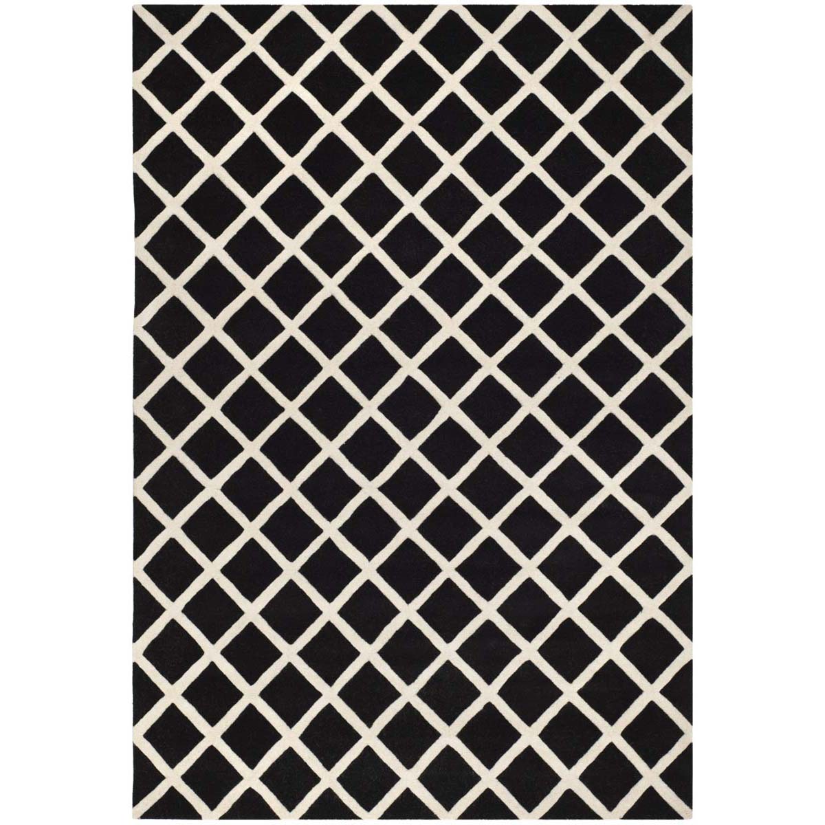 Safavieh Chatham 718 Rug, CHT718 - Black / Ivory