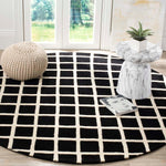 Safavieh Chatham 718 Rug, CHT718 - Black / Ivory
