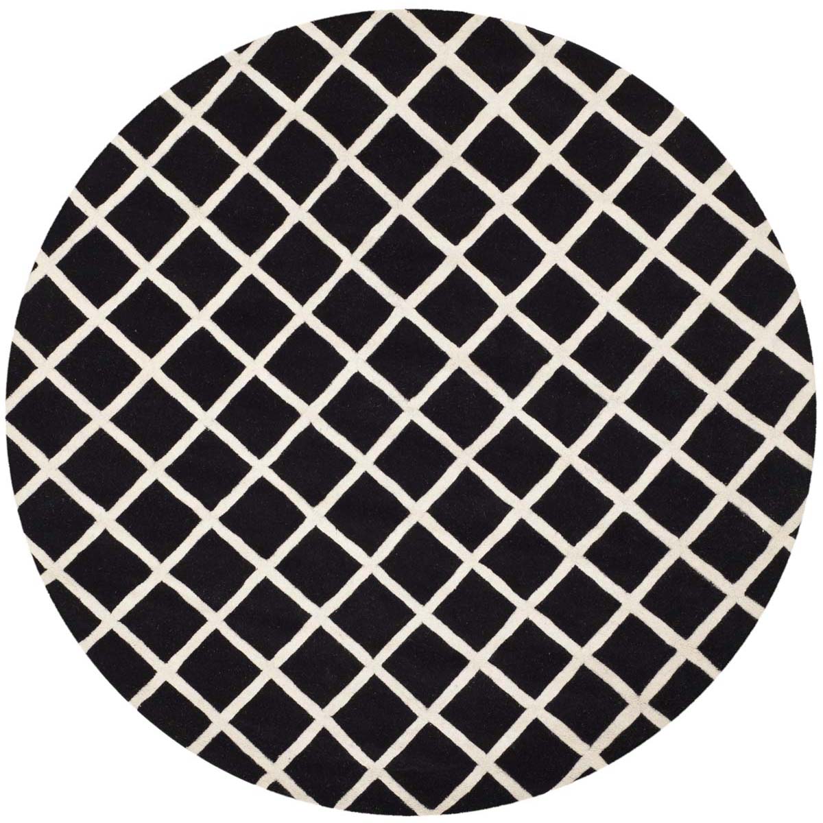 Safavieh Chatham 718 Rug, CHT718 - Black / Ivory