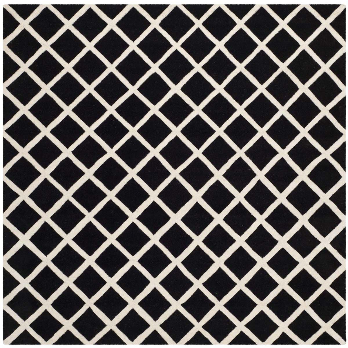 Safavieh Chatham 718 Rug, CHT718 - Black / Ivory