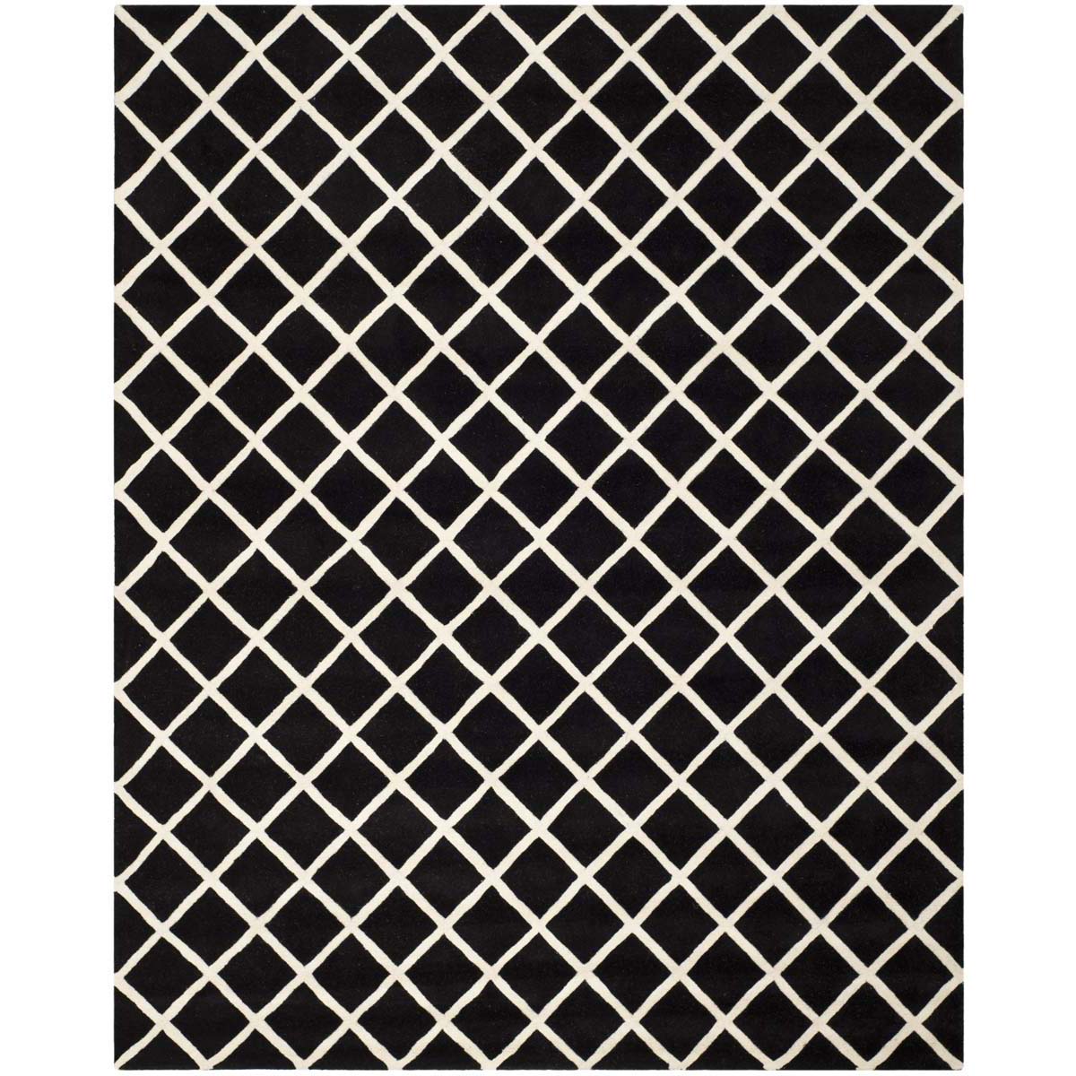 Safavieh Chatham 718 Rug, CHT718 - Black / Ivory