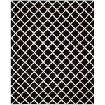Safavieh Chatham 718 Rug, CHT718 - Black / Ivory