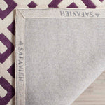 Safavieh Chatham 719 Rug, CHT719 - Purple / Ivory