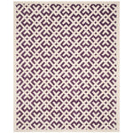 Safavieh Chatham 719 Rug, CHT719 - Purple / Ivory
