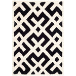 Safavieh Chatham 719 Rug, CHT719 - Black / Ivory