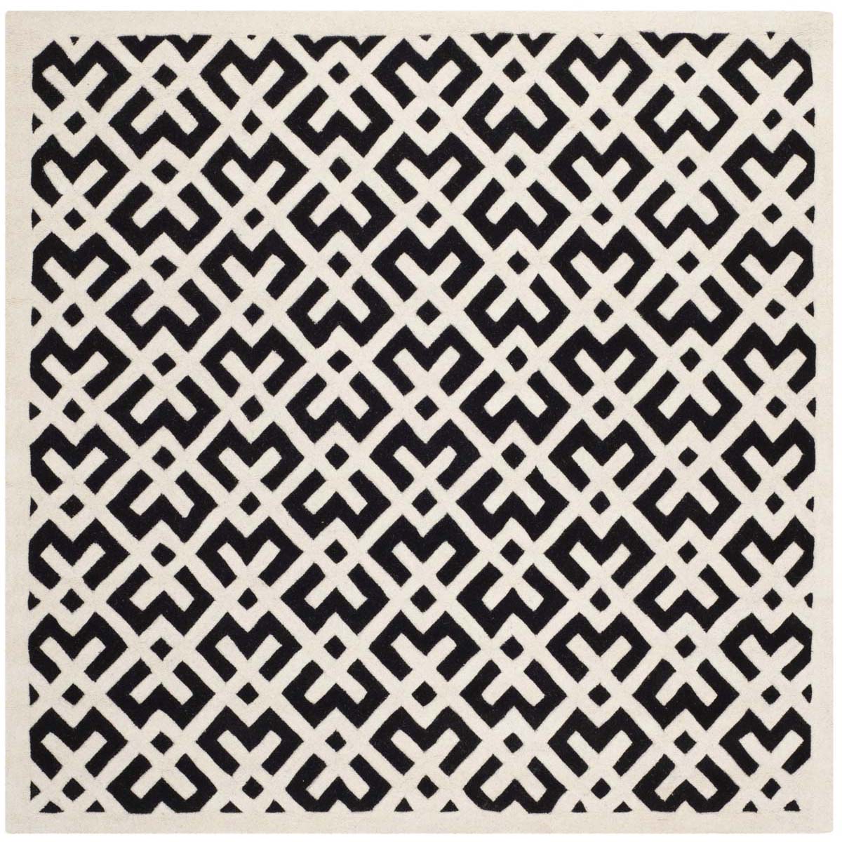 Safavieh Chatham 719 Rug, CHT719 - Black / Ivory
