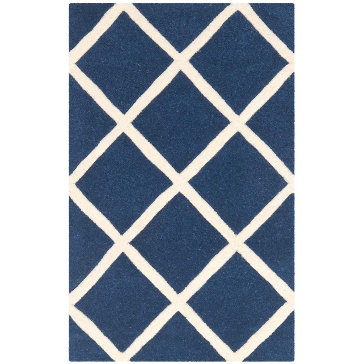 Safavieh Chatham 720 Rug, CHT720 - Dark Blue / Ivory