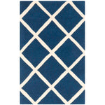 Safavieh Chatham 720 Rug, CHT720 - Dark Blue / Ivory