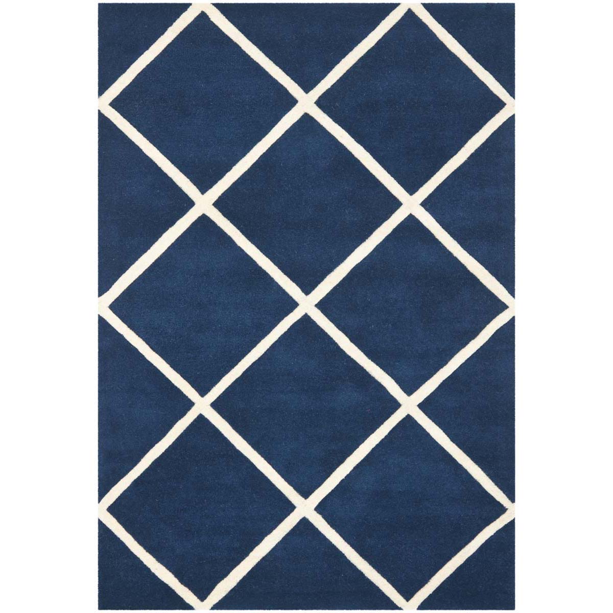 Safavieh Chatham 720 Rug, CHT720 - Dark Blue / Ivory