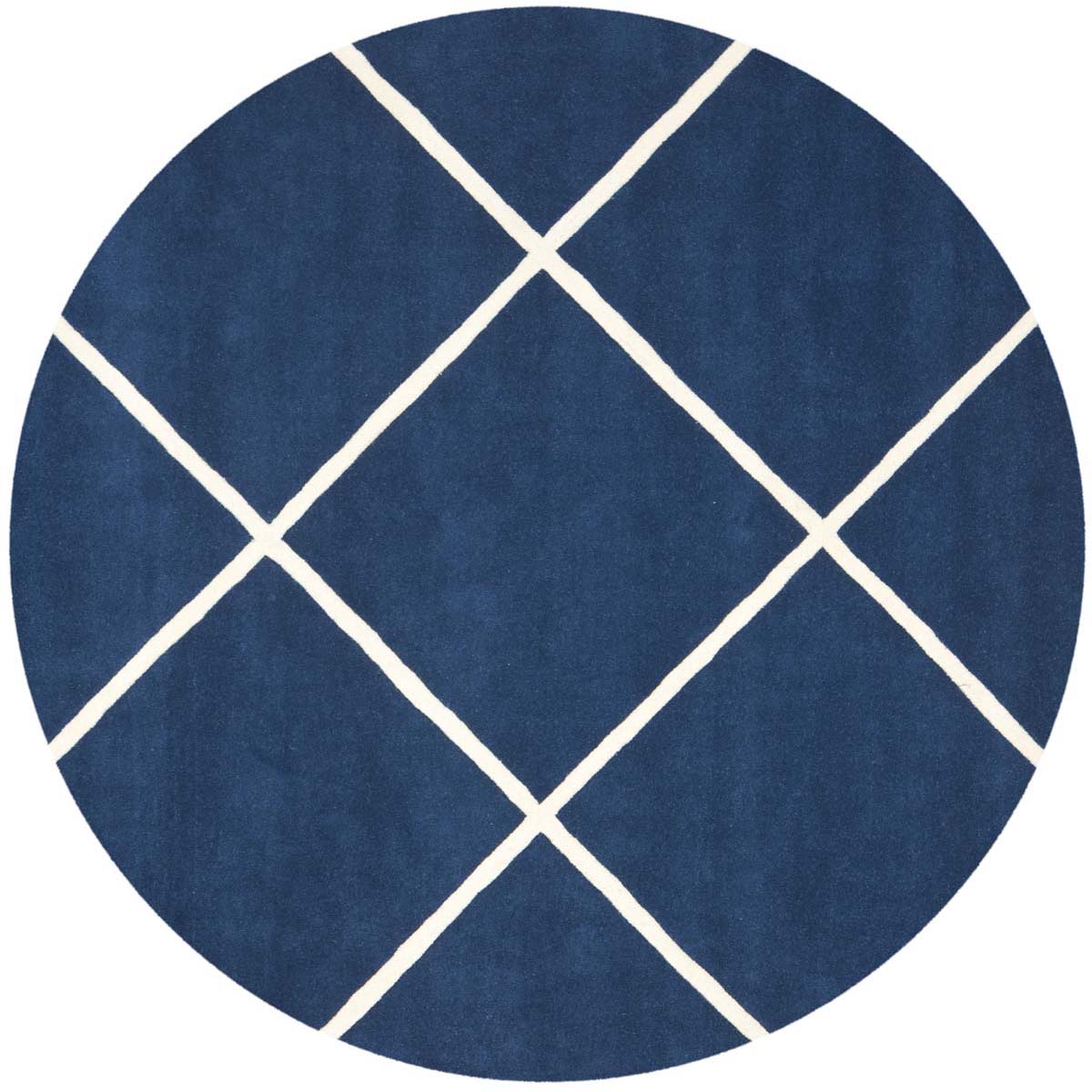 Safavieh Chatham 720 Rug, CHT720 - Dark Blue / Ivory