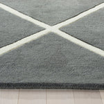 Safavieh Chatham 720 Rug, CHT720 - Dark Grey / Ivory