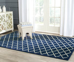Safavieh Chatham 721 Rug, CHT721 - Dark Blue / Ivory