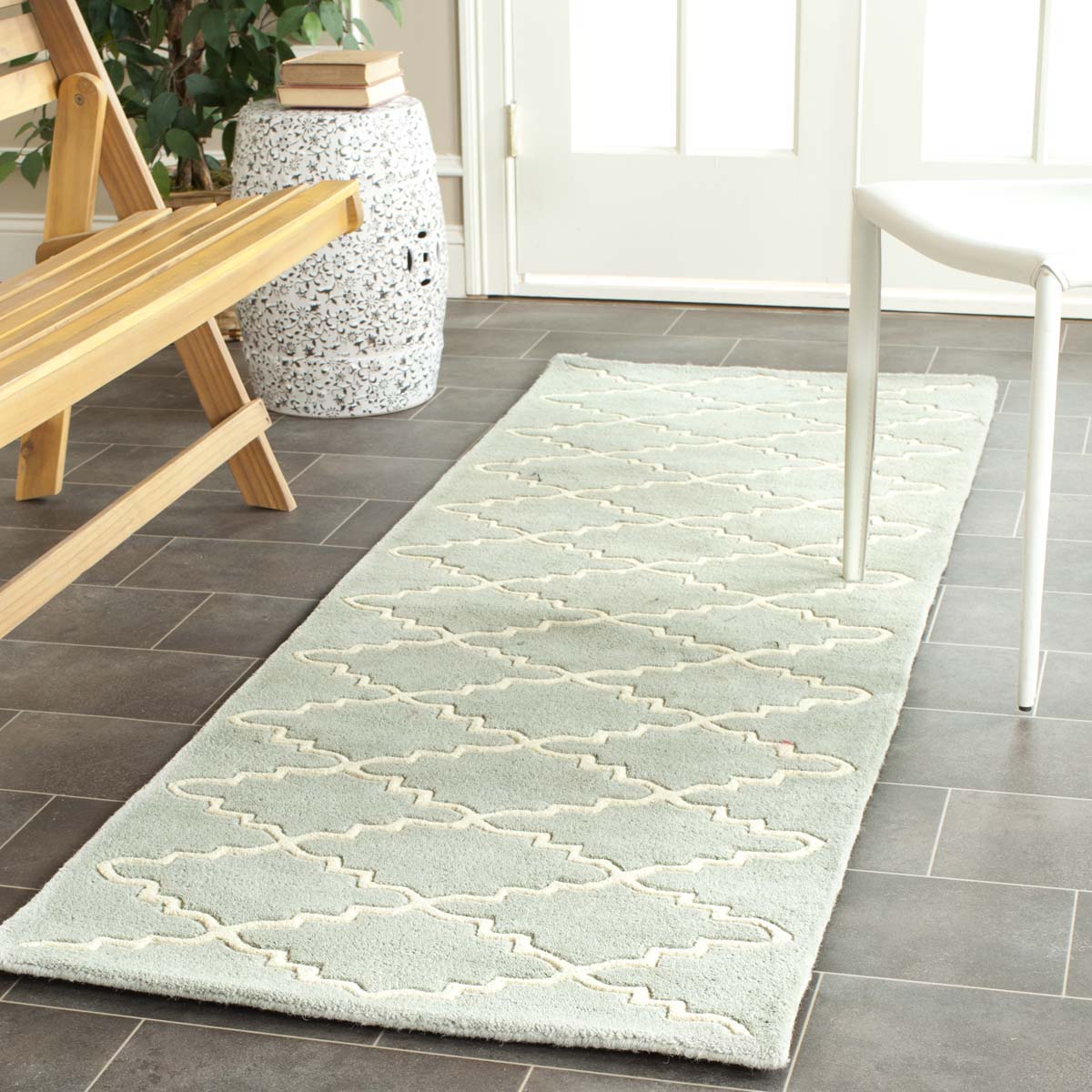 Safavieh Chatham 721 Rug, CHT721 - Light Blue / Ivory