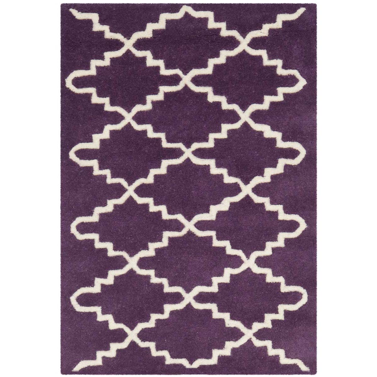 Safavieh Chatham 721 Rug, CHT721 - Purple / Ivory