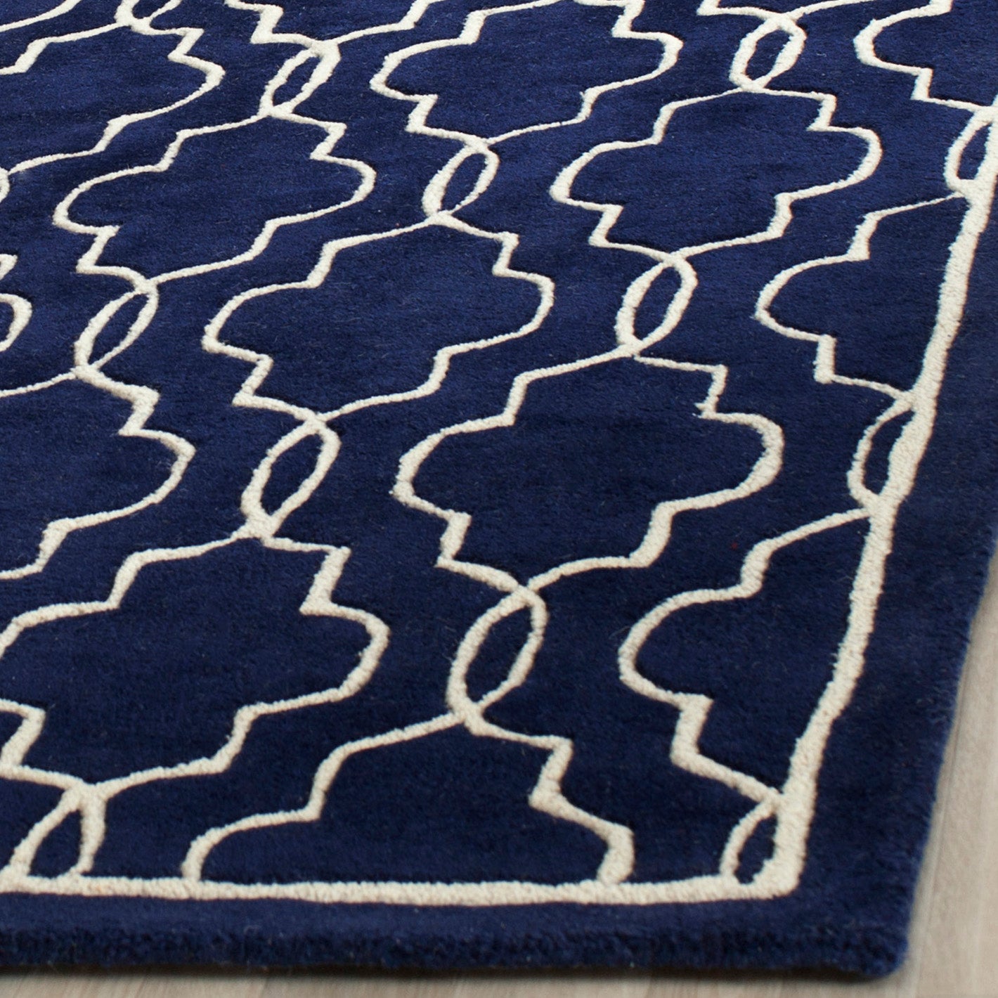 Safavieh Chatham 723 Rug, CHT723 - Dark Blue / Ivory