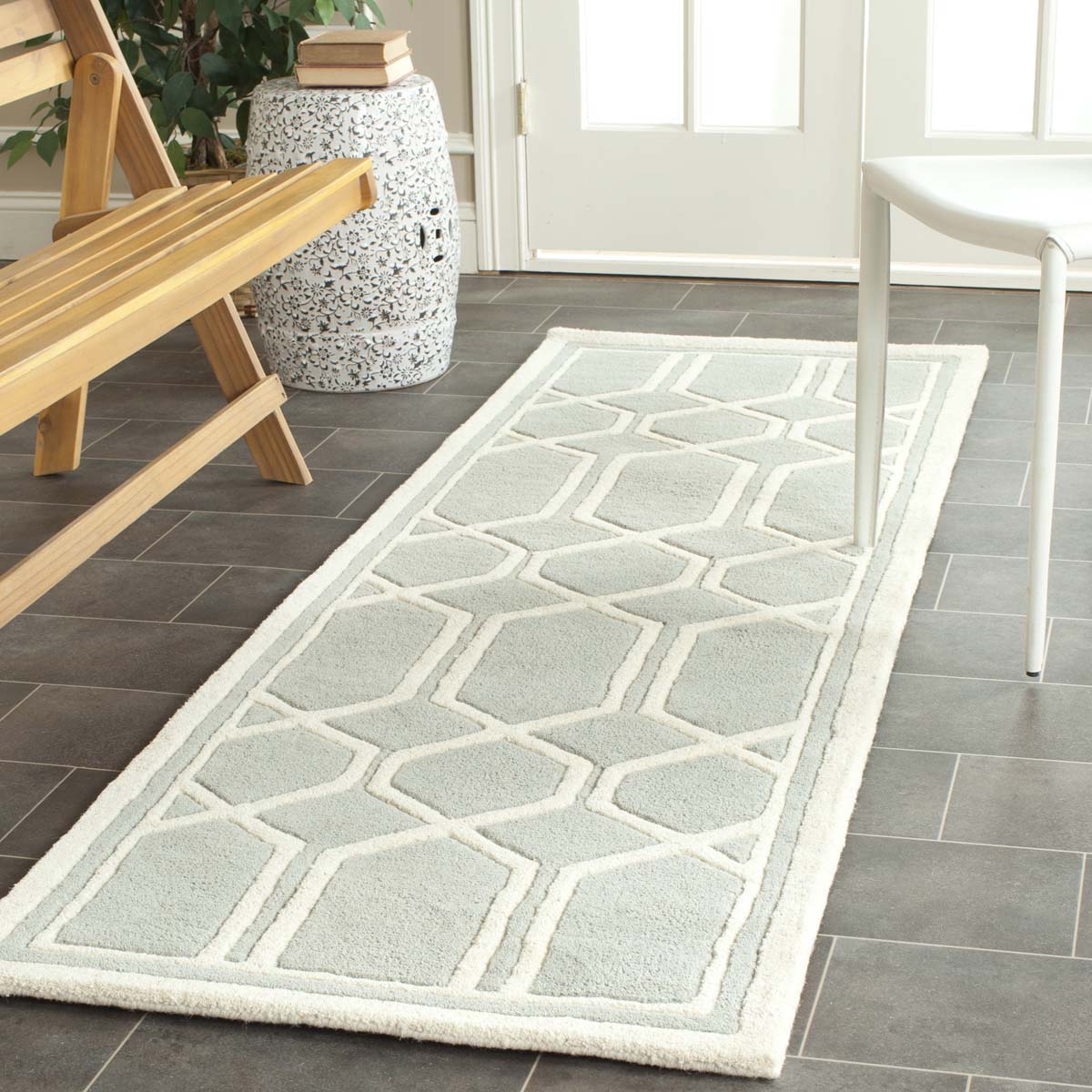 Safavieh Chatham 725 Rug, CHT725 - Grey / Ivory