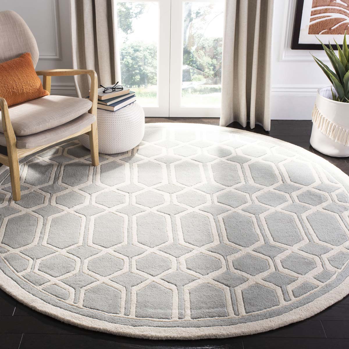Safavieh Chatham 725 Rug, CHT725 - Grey / Ivory