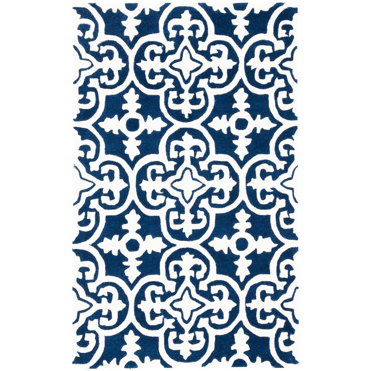 Safavieh Chatham 729 Rug, CHT729 - Dark Blue / Ivory