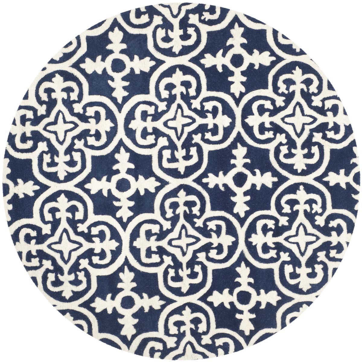 Safavieh Chatham 729 Rug, CHT729 - Dark Blue / Ivory