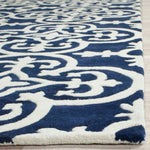 Safavieh Chatham 729 Rug, CHT729 - Dark Blue / Ivory