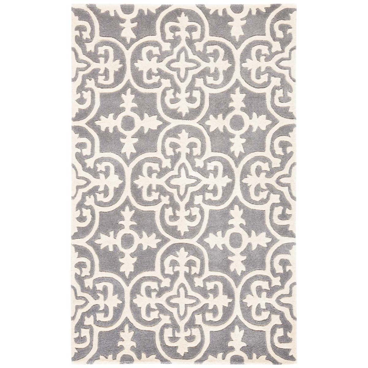 Safavieh Chatham 729 Rug, CHT729 - Dark Grey / Ivory
