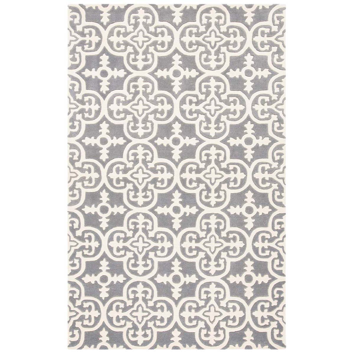 Safavieh Chatham 729 Rug, CHT729 - Dark Grey / Ivory