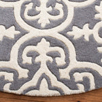 Safavieh Chatham 729 Rug, CHT729 - Dark Grey / Ivory