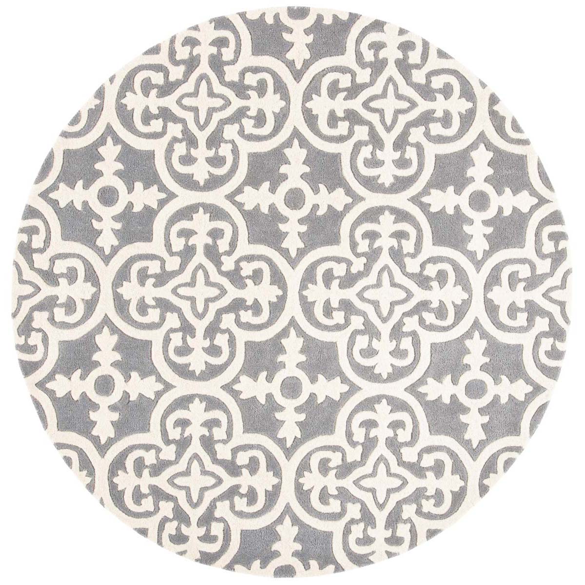 Safavieh Chatham 729 Rug, CHT729 - Dark Grey / Ivory